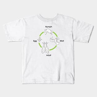 Life Cycle Of A Cicada Kids T-Shirt